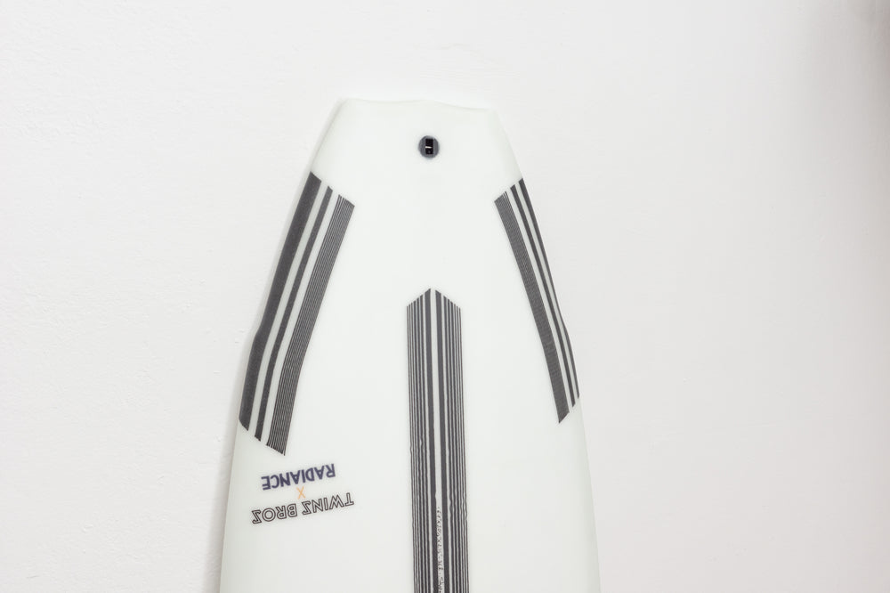 TwinsBros X Radiance Surfboard Tail