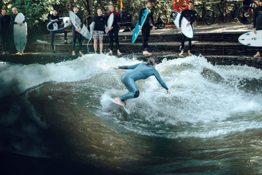 Die Wiege des Riversurfing - Eisbach und Floßlände in München
