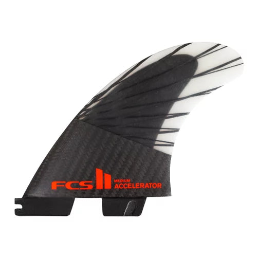 fcs2 accelerator pc carbon medium black red tri retail finnen